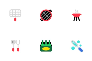 Piquenique e churrasco Icon Pack