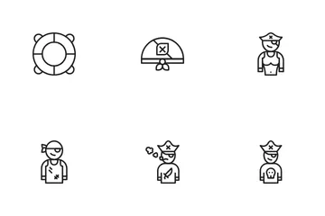 Pirata Paquete de Iconos