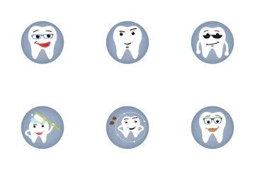 Piso Dental Paquete de Iconos