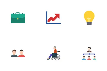 Piso de negocios Paquete de Iconos
