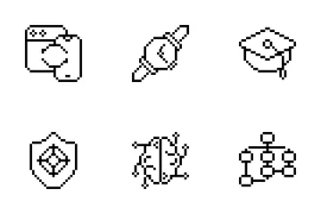 Pixeliser, penser créatif Pack d'Icônes