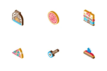 Pizza Delicious Food Icon Pack