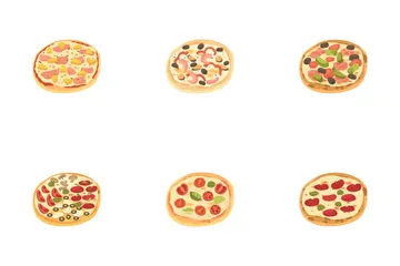 Pizza Paquete de Iconos