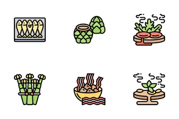 Pizza Toppings Icon Pack