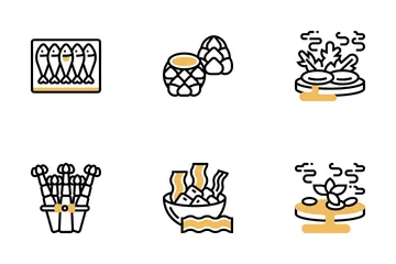 Pizza Toppings Icon Pack