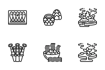 Pizza Toppings Icon Pack