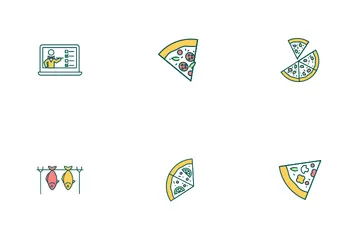 Pizzeria Menu Icon Pack