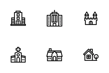 Place Outline Icon Pack