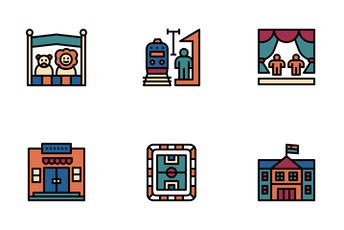Places And Landmark Icon Pack
