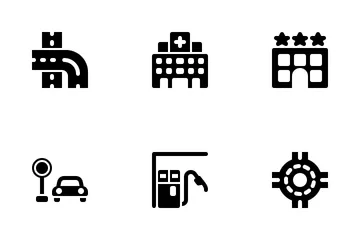 Places In The City Icon Pack