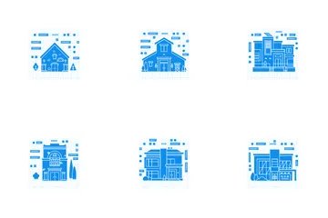 Plan de maison Pack d'Icônes