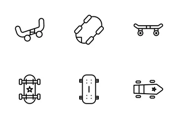 Planche à roulette Pack d'Icônes