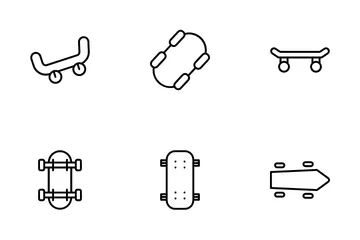 Planche à roulette Pack d'Icônes