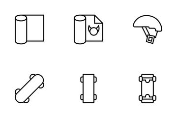 Planche à roulette Pack d'Icônes