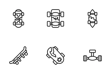 Planche à roulette Pack d'Icônes