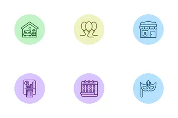 Planejamento de eventos Pacote de Ícones