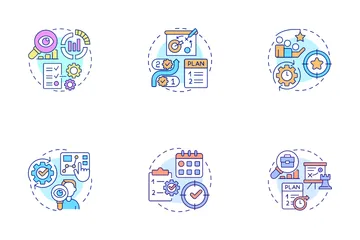 Planejamento de negócios Pacote de Ícones