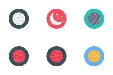 Planetas Paquete de Iconos