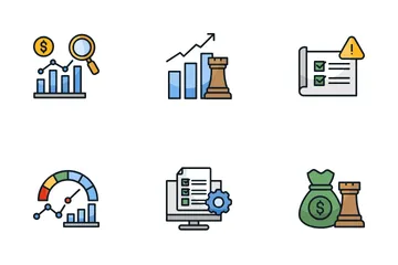 Planificación empresarial Icon Pack