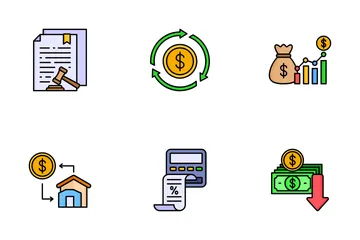 Planificacion Financiera Icon Pack