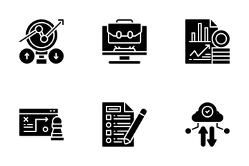 Planning d'affaires Pack d'Icônes