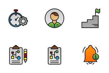 Planning And Organization Icon Pack