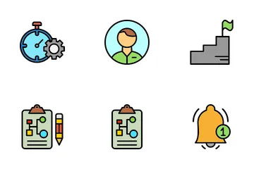 Planning And Organization Icon Pack