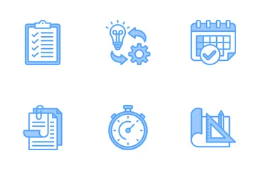 Planning And Organization Icon Pack