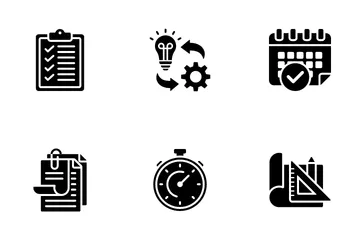 Planning And Organization Icon Pack