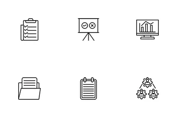 Planning & Organization Icon Pack