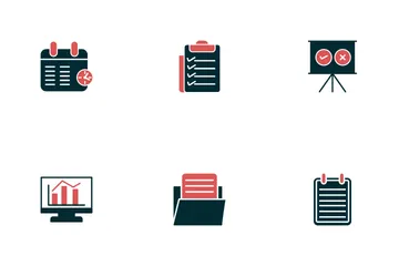 Planning & Organization Icon Pack