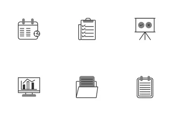 Planning & Organization Icon Pack