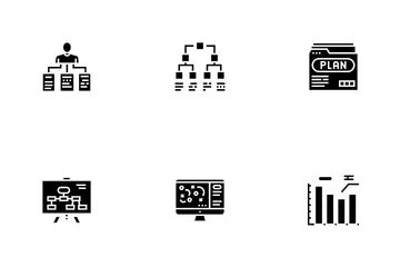 Planning Work Process Icon Pack