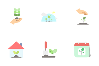Planstory - Icon Set For Plant Business Icon Pack