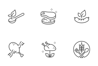 Plant-based Food Icon Pack