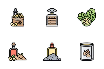 Plant Based Protein Icon Pack