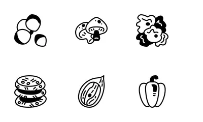 Plant Based Protein Icon Pack