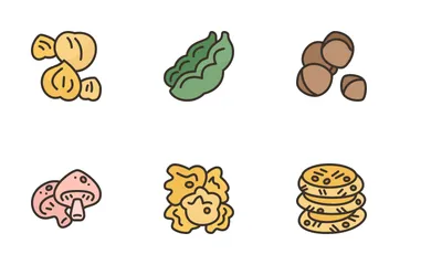 Plant Based Protein Icon Pack