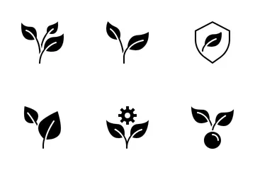 Plant Seedling Growing Icon Pack