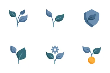 Plant Seedling Growing Icon Pack