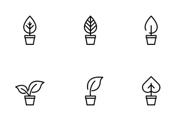 Planta Paquete de Iconos