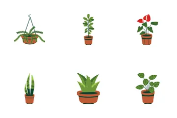 Planta da casa Pacote de Ícones