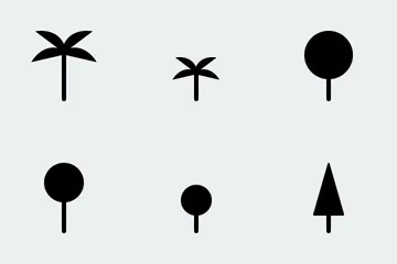 Plantas simples Paquete de Iconos