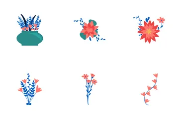 Plantes décoratives Icon Pack