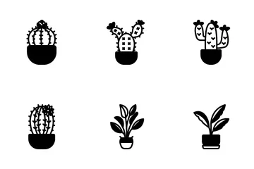 Plantes d'intérieur Pack d'Icônes