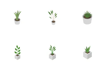 Plantes en pot Pack d'Icônes