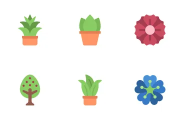 Plants And Flowers Icon Pack