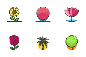 Plants And Tree Icon Pack