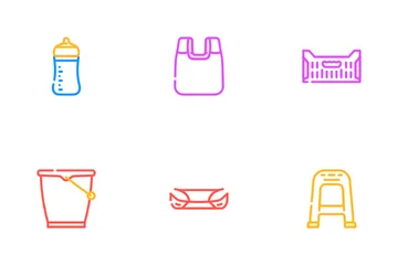 Plastic Accessories Icon Pack