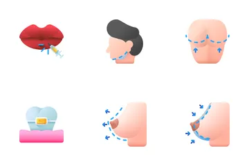 Plastic And Cosmetic Surgery Icon Pack